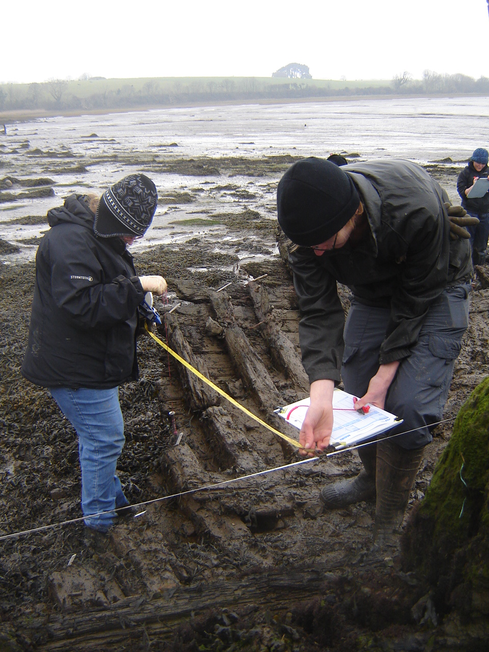 Offset Surveying at an Intertidal Site at Lawrenny in Pembrokeshire